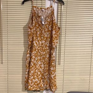 Ok Navy print shorts romper